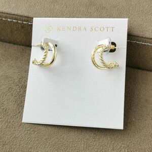Kendra Scott Olivia Huggie Earrings, Gold